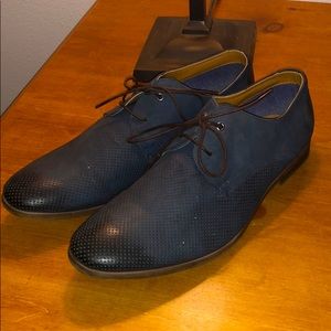 Aldo/ navy blue dress shoes 10.5